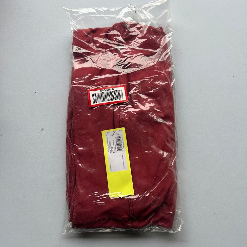 All in Motion Women's Plus Size Simplicity Mid-Rise Capri Leggings 20" Red 3X - Picture 3 of 4